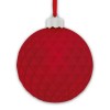 BOLA DE NATAL DIAMANTE VERMELHO 10X10